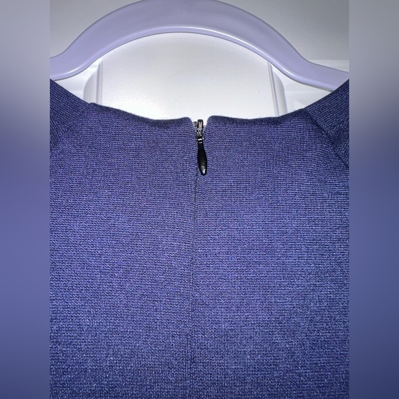 Fit and Flare Navy Detailed Dress - Picture 4 of 5